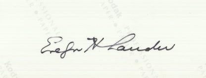 Evelyn H. Lauder Snow Marshmallows Signed "