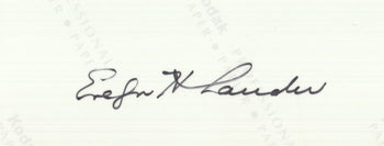 Evelyn H. Lauder Snow Marshmallows Signed 