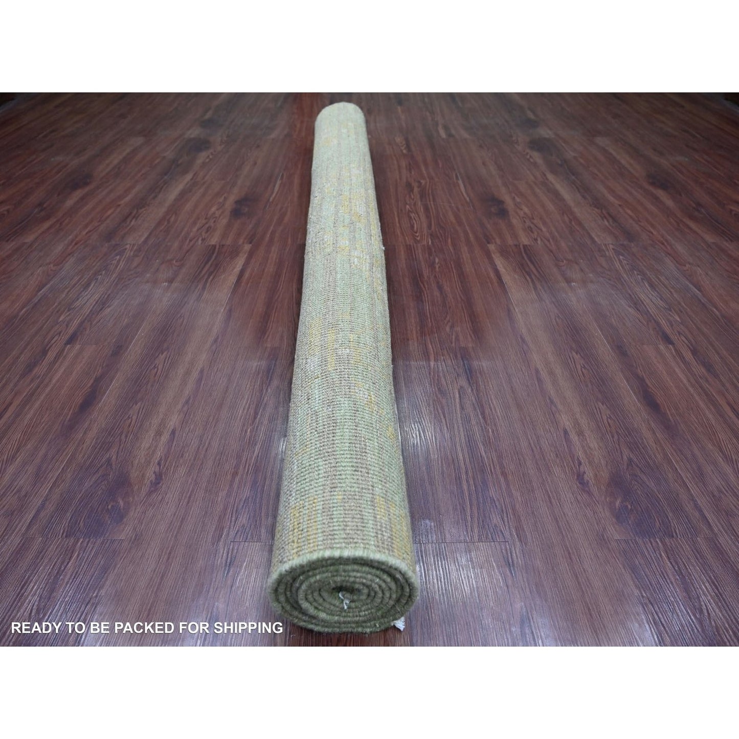 6'x8'9" Gray Whimsical Collection Wool Futuristic Modern Design Hand Knotted