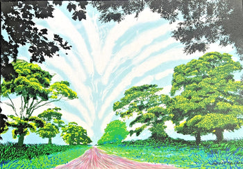 David Hockney Lithograph Coa Signed Op Numbered A Hand Limited