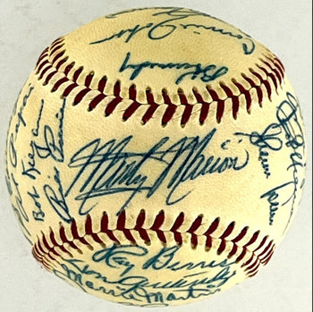 1955 Chicago White Sox Team Signed Baseball (30)