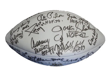 Pro Football Hall Of Fame Enshrinee Golf Classic Vii Autographed Football