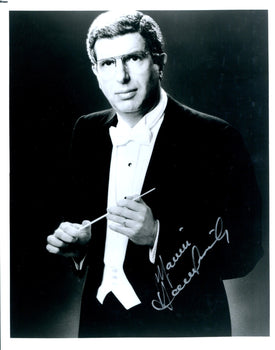 Marvin Hamlisch Autographed B&W 8X10 Photo