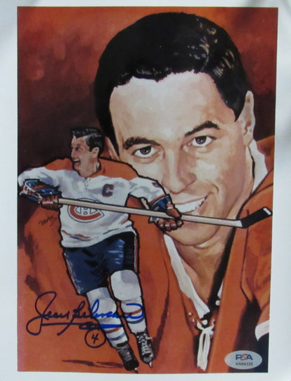 Jean Bliveau Signed/Autographed 8X10 Photo