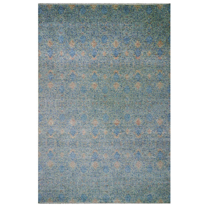 11'10"X17'10" Pure Wool Hand Knotted,Oversize Subtle Oriental