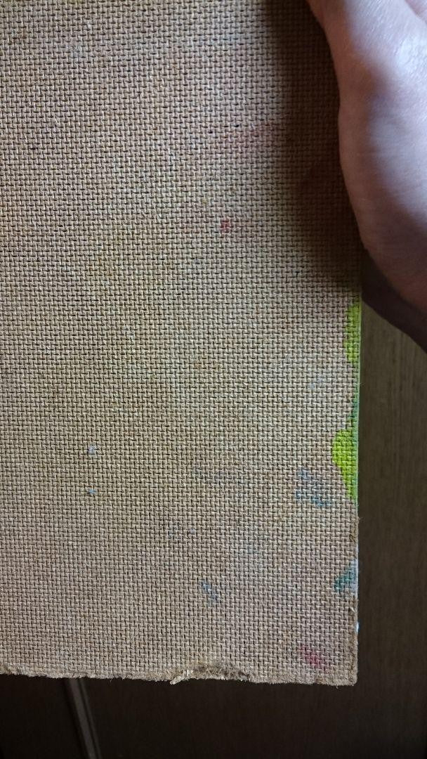 George Lilanga Original Enamel Painting On Board Signed 1990 Tanzanian Art