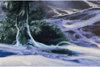 Dale Terbush Signed Original Silkscreen Print Ed10 The Moon Is The Light Of Love