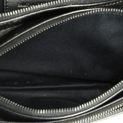 Saint Laurent Angie Chain Shoulder Bag Quilted Leather Small