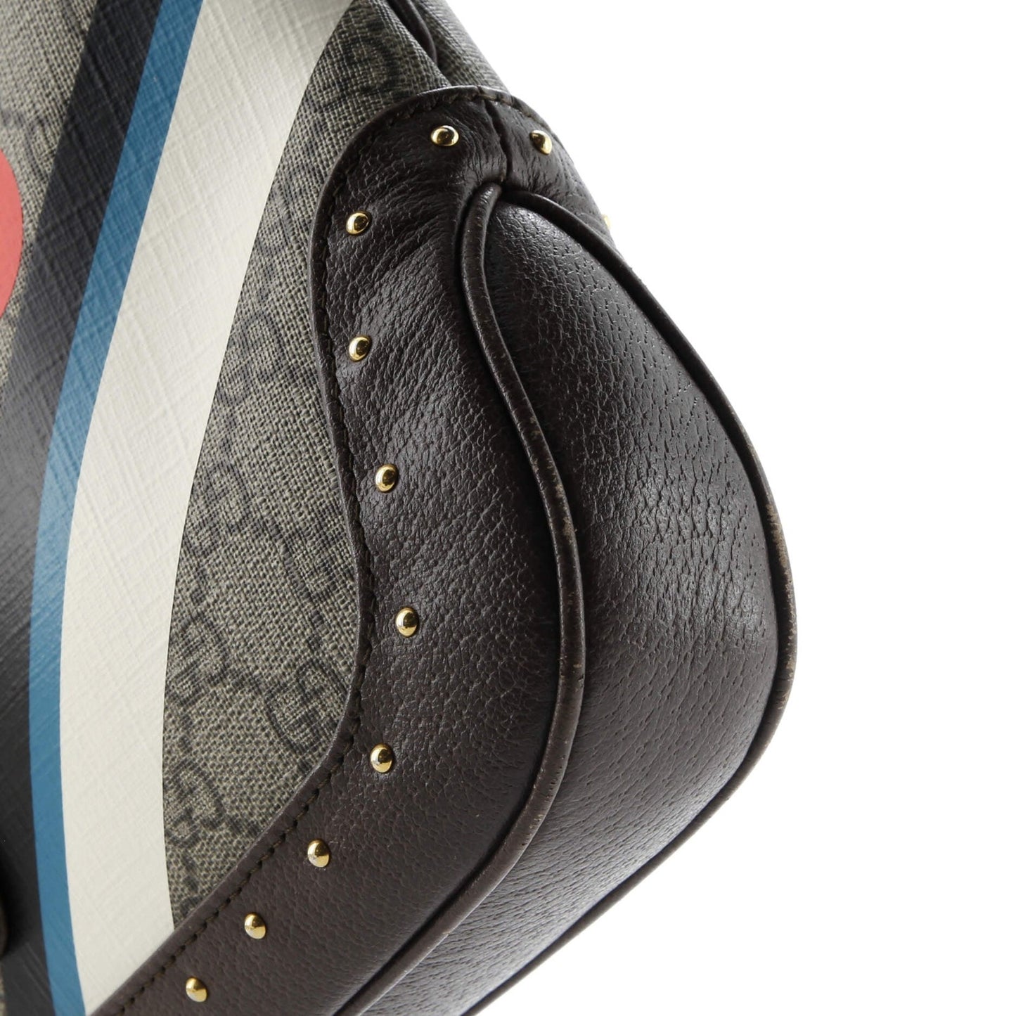 Gucci Jackie 1961 Hobo Studded Printed Gg Coated Canvas Small