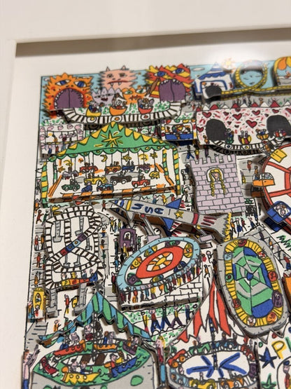 JAMES RIZZI "TO BE A KID AGAIN" 3D Silkscreen Edition, Hand-Signed and Framed