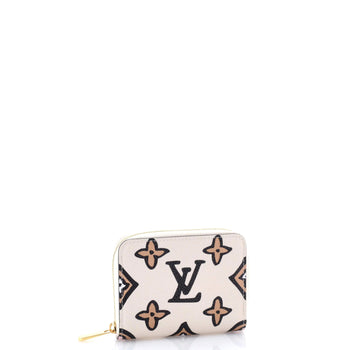 Louis Vuitton Zippy Coin Purse Wild At Heart Monogram Giant
