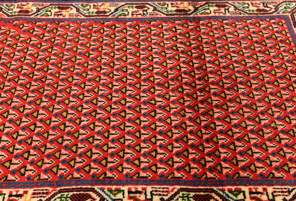 2X4 Ft Tribal Paisley Floral Design Oriental Rug