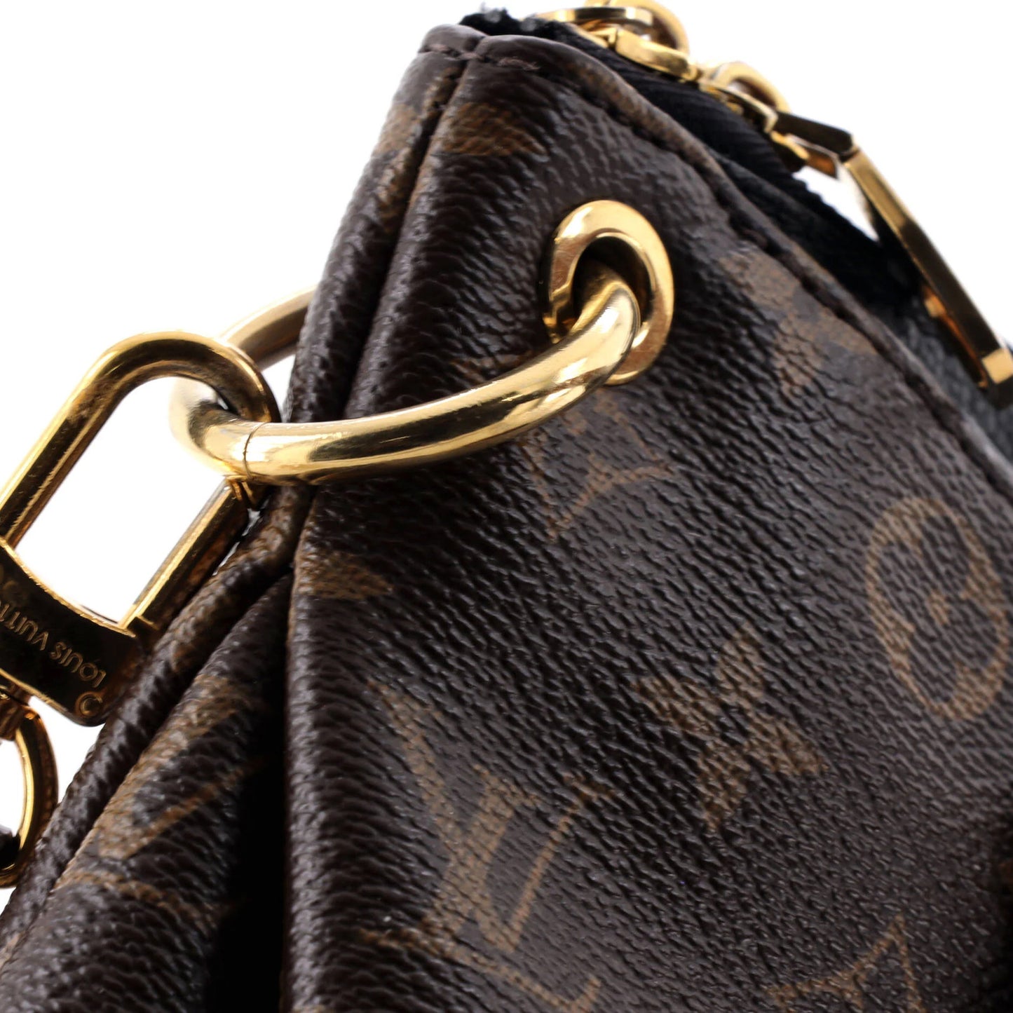 Louis Vuitton Pallas Tote Monogram Canvas With Leather Bb