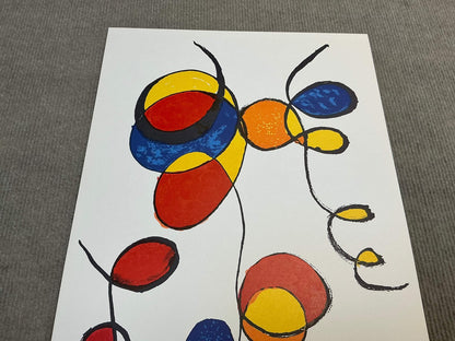 Alexander Calder Spirales " Lithograph Surrealism Multicolor