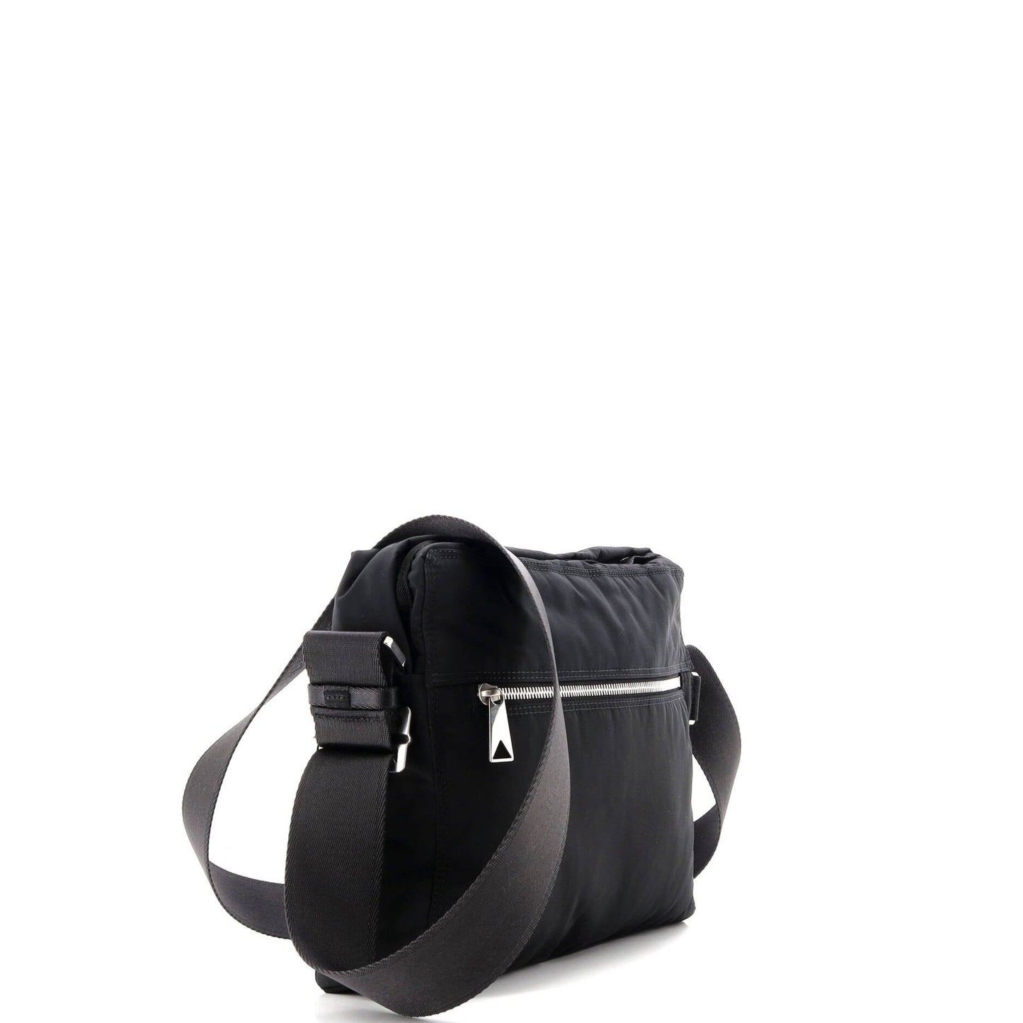 Bottega Veneta Snap Button Messenger Bag Nylon