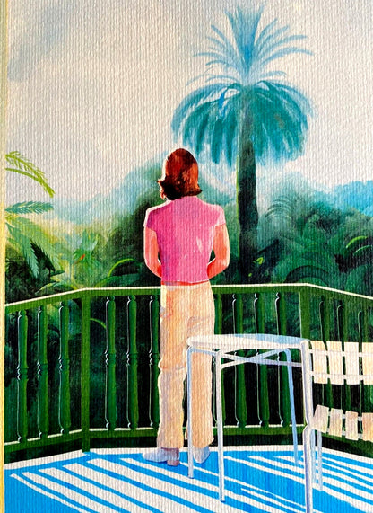 David Hockney Lithograph Coa Signed 180 Limited Numbered Edition