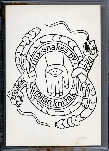 Milan Knizak "Flux Snakes" 1980-89 Reflux Editions Plastic Case