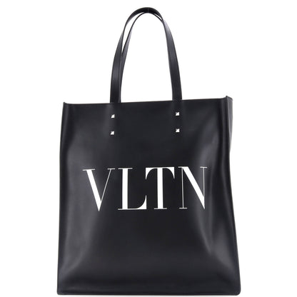 Valentino Garavani Vltn Rockstud Shopping Tote Printed Leather Tall