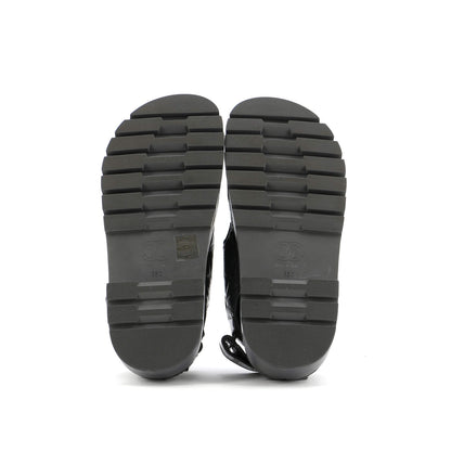 Chanel Women'S Dad Sandals Leather And Shearling