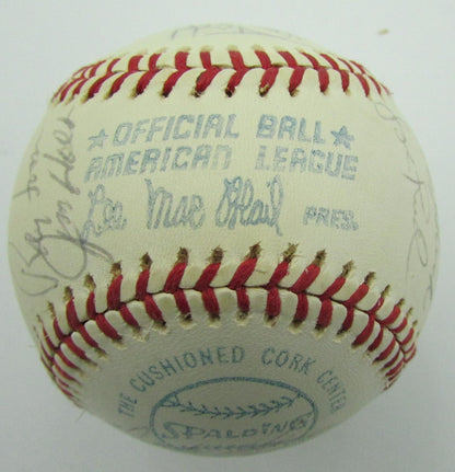 1975 Oakland A'S Team Signed By 26 Oal Baseball