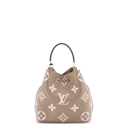 Louis Vuitton Neonoe Handbag Bicolor Monogram Empreinte Giant Mm