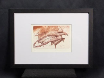 Karel Demel Original Etching Print 