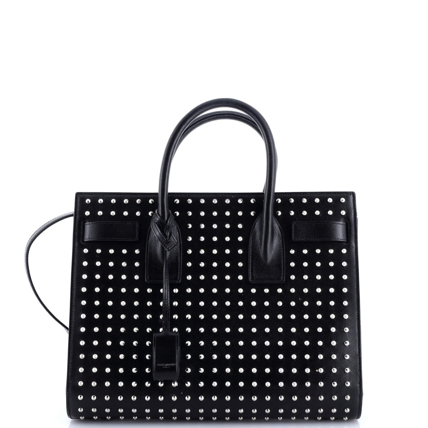 Saint Laurent Sac De Jour Bag Studded Leather Small
