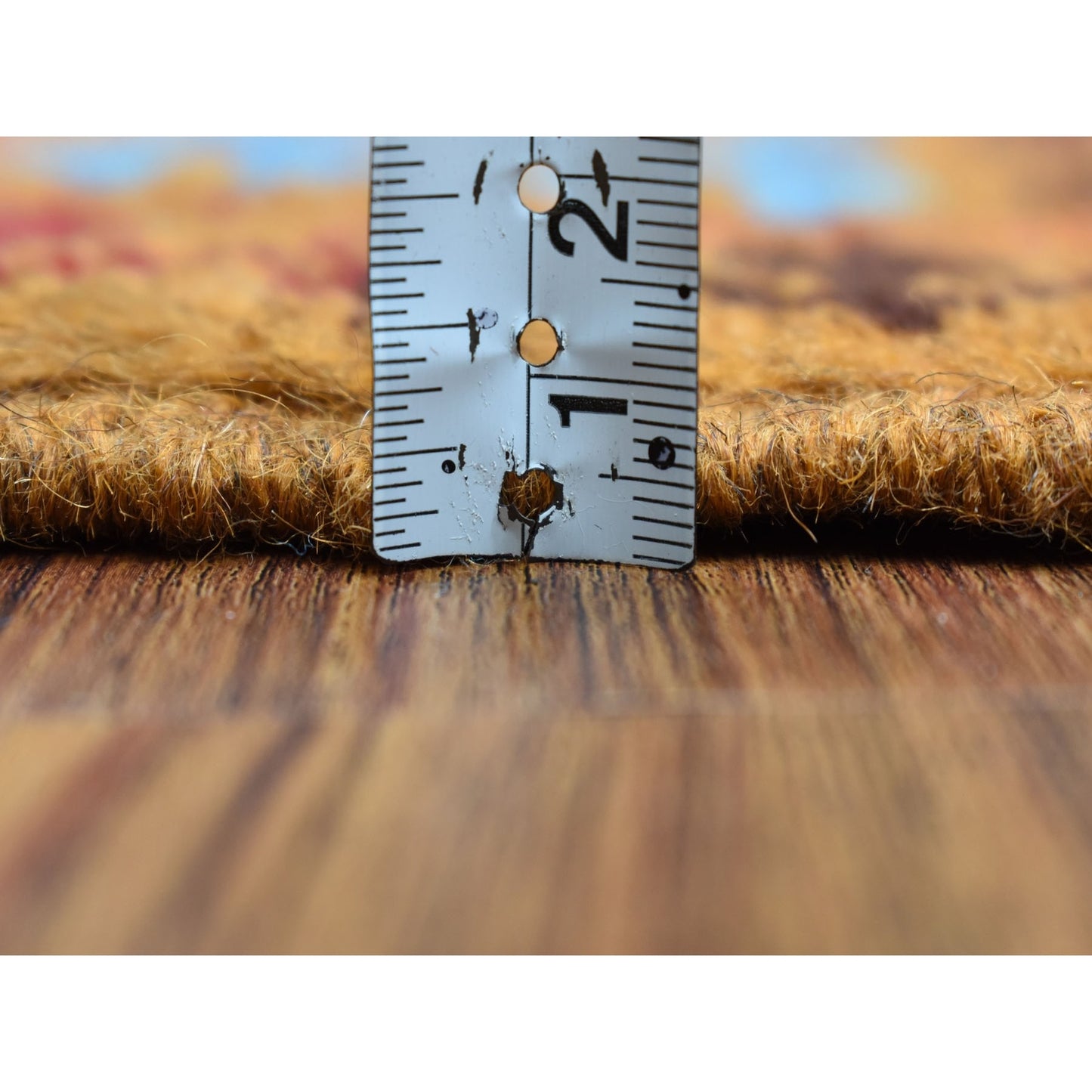 3'5"X4'10" Tribal Design Hand Made Pure Wool Colorful Afghan Village Rug