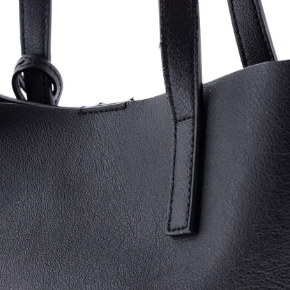 Saint Laurent Shopper Tote Leather Toy