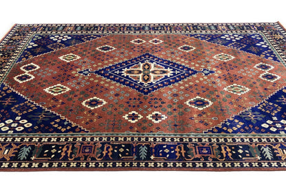 Extra Large Handmade Tribal Geometric Oriental Rug 10X14 ft Bedroom Decor