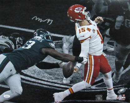 Milton Williams Eagles Signed/Autographed 16X20 Photo Super Bowl Lix Jsa 194717