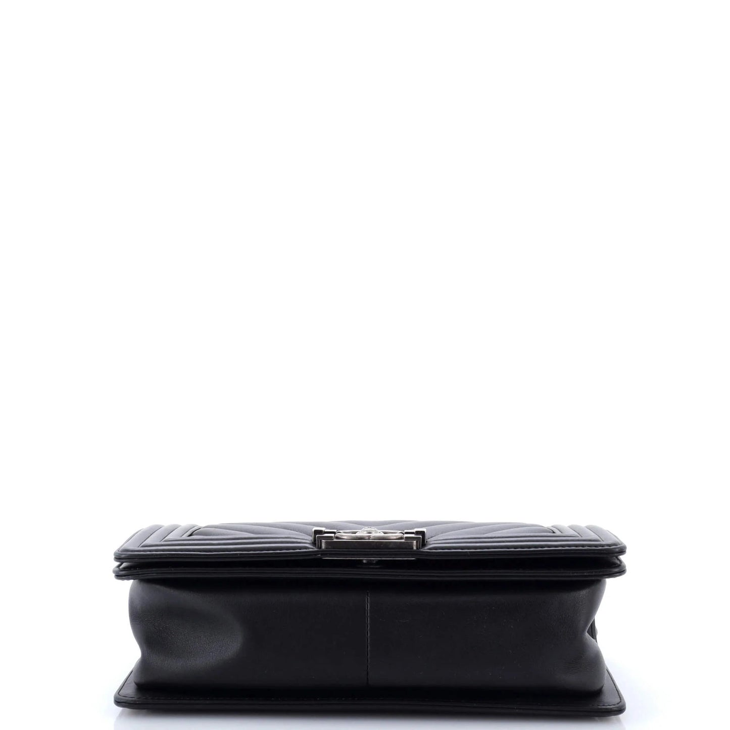 Chanel Boy Flap Bag Chevron Lambskin Old Medium