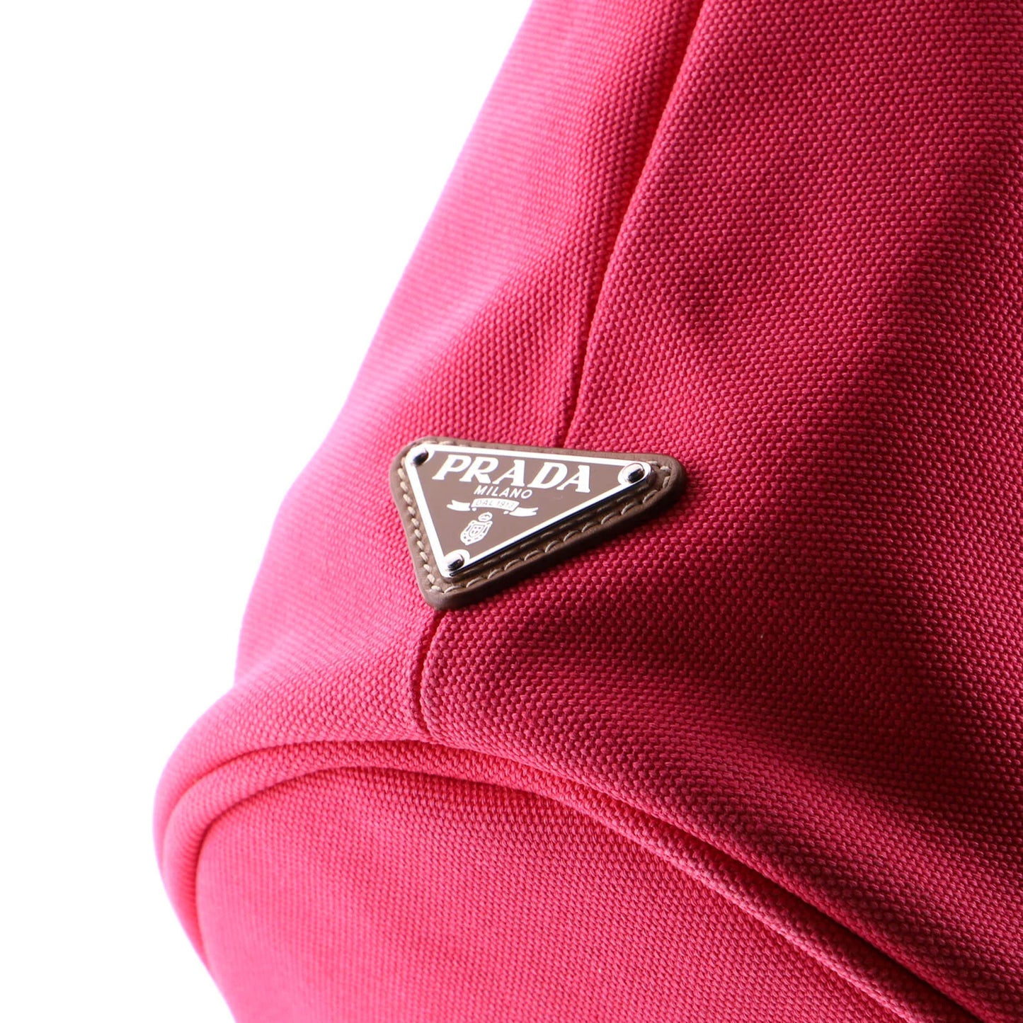 Prada Canapa Convertible Shopping Tote Canvas Medium