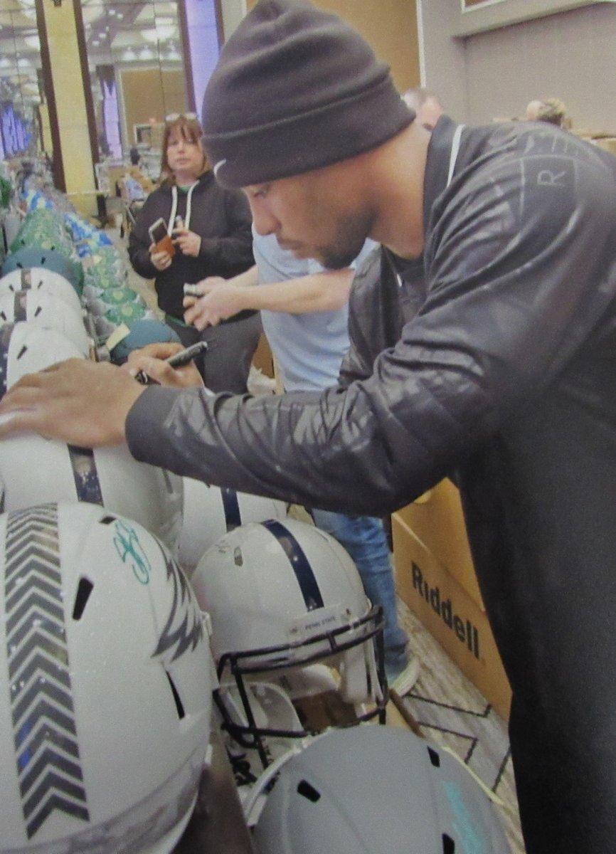 Saquon Barkley Signed Speed Full Size Authentic