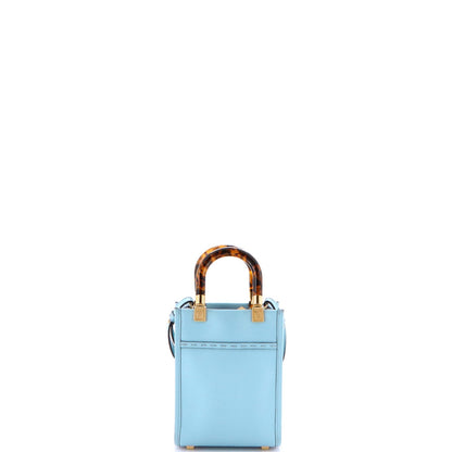 Fendi Sunshine Shopper Tote Leather Mini