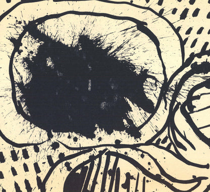 PIERRE ALECHINSKY He is for the Student the One Who Studies Himself 22.75" x 15