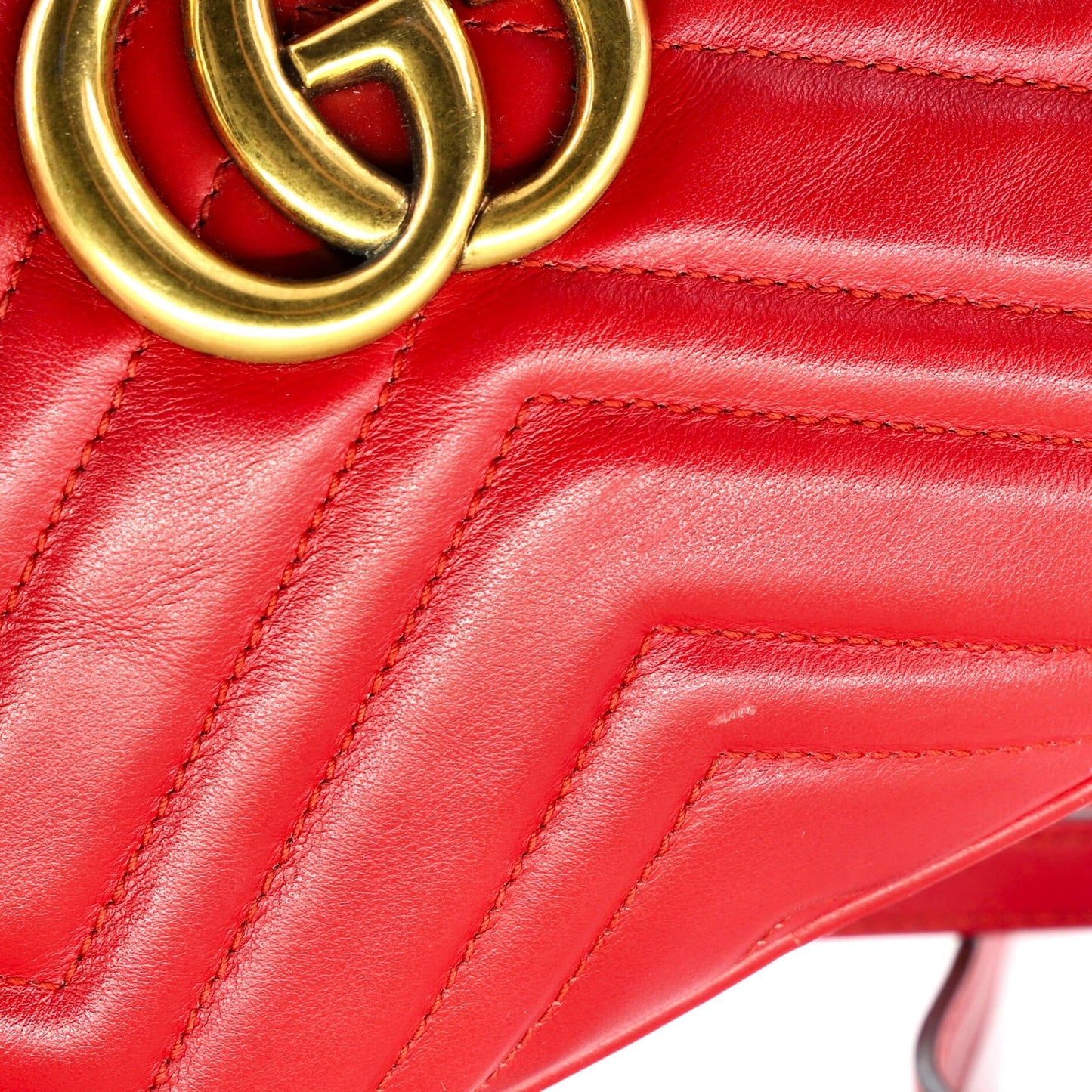 Gucci Gg Marmont Shoulder Bag Matelasse Leather Small