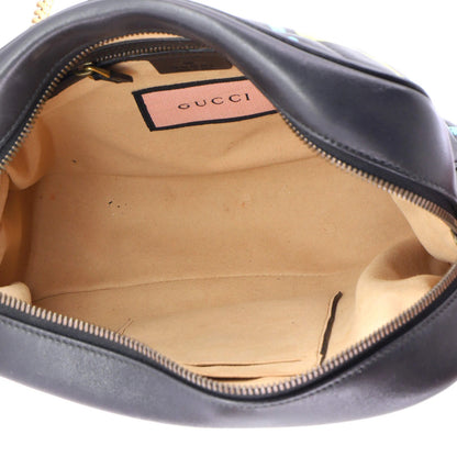 Gucci Gg Marmont Shoulder Bag Guccighost Matelasse Leather Medium