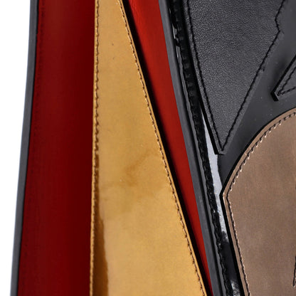 Christian Louboutin Paloma Tote Mixed Patchwork Leather Large