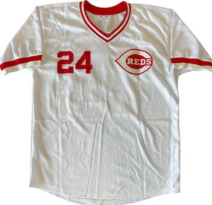 Tony Perez Autographed Cincinnati Reds White Jersey (Jsa)