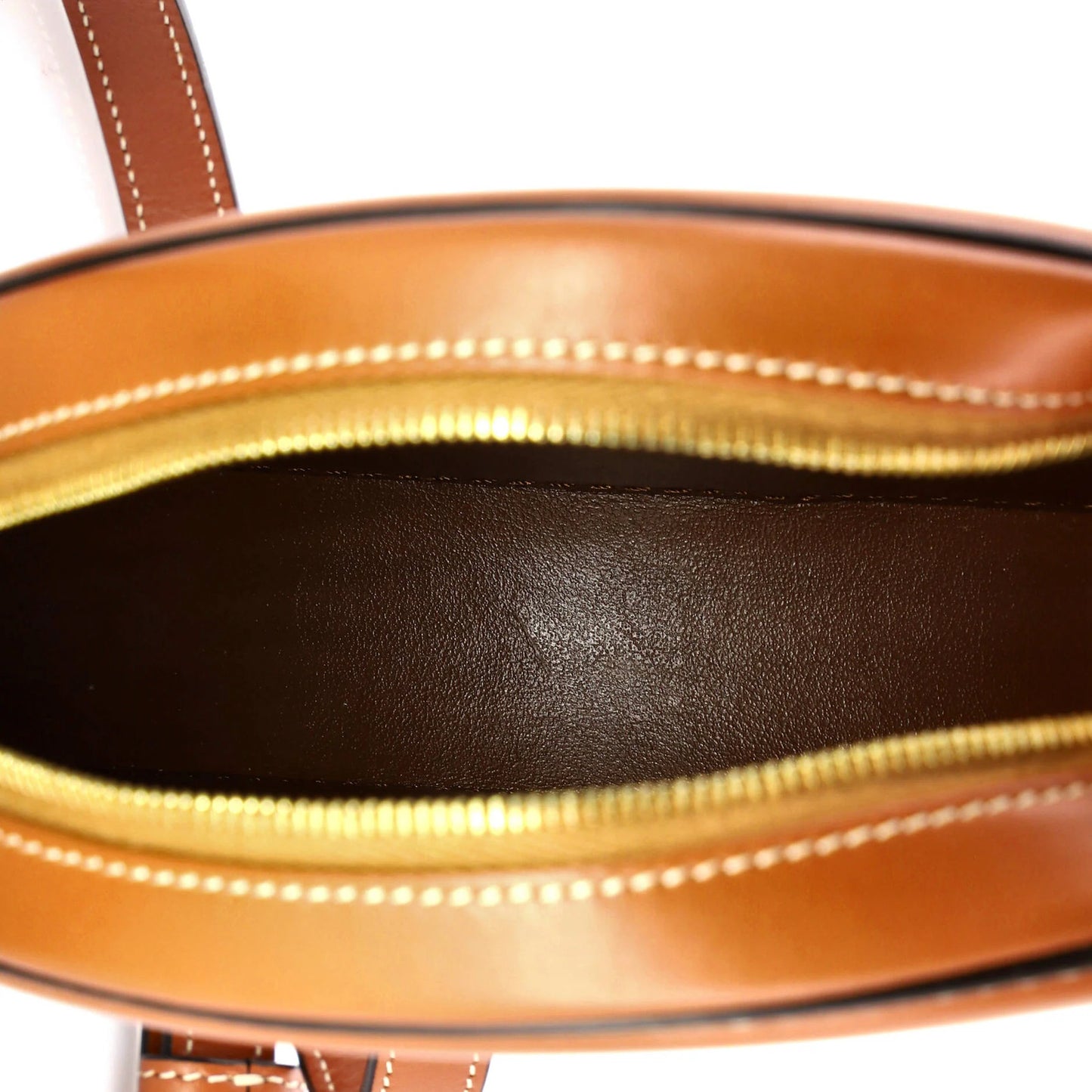 Celine Triomphe Oval Crossbody Bag Canvas And Leather