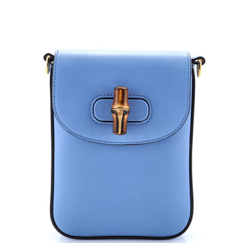 Gucci Bamboo Top Handle Backpack Leather Mini