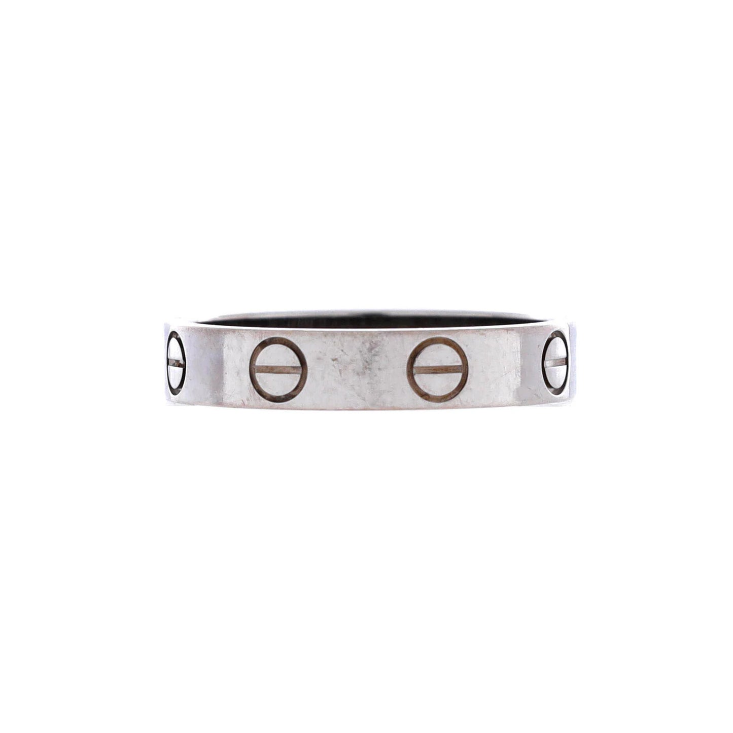 Cartier Love Wedding Band Ring 18K White Gold