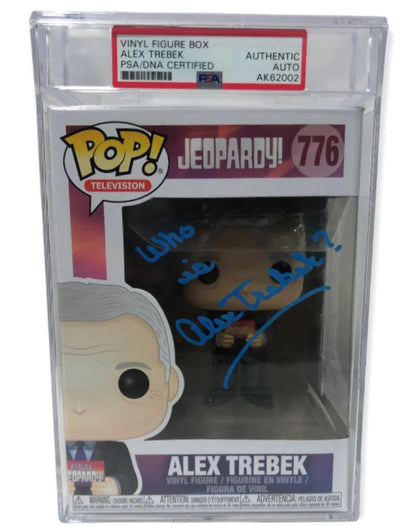 Alex Trebek Autographed Funko Pop (Psa)