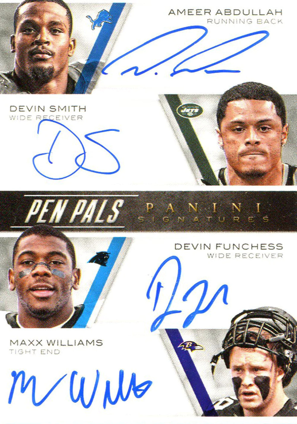 Ameer Abdullah, Devin Smith, Devin Funchess, Maxx Williams, Tevin Coleman, Jerem