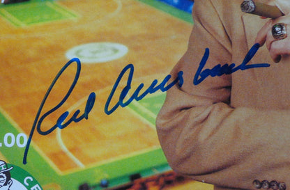 Red Auerbach Signed 1995 Program Final Game Boston Gardens Jsa 188418