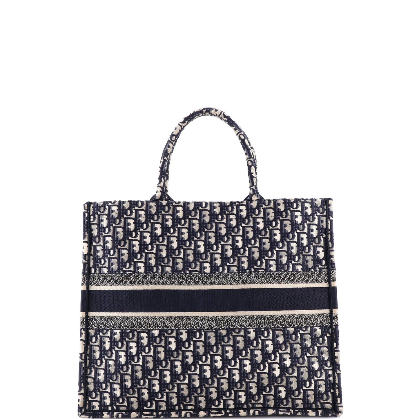 Christian Dior Book Tote Oblique Canvas Large