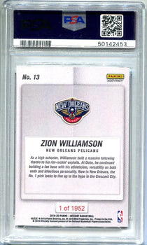 Zion Williamson 2019 Panini Instant #13 (Psa Gem Mt 10)