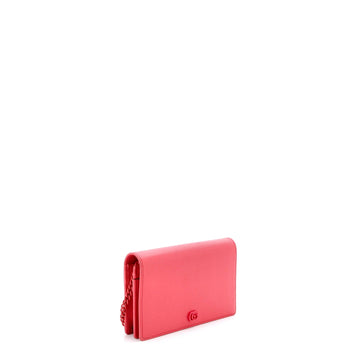 Gucci Petite Gg Marmont Chain Wallet Leather Mini