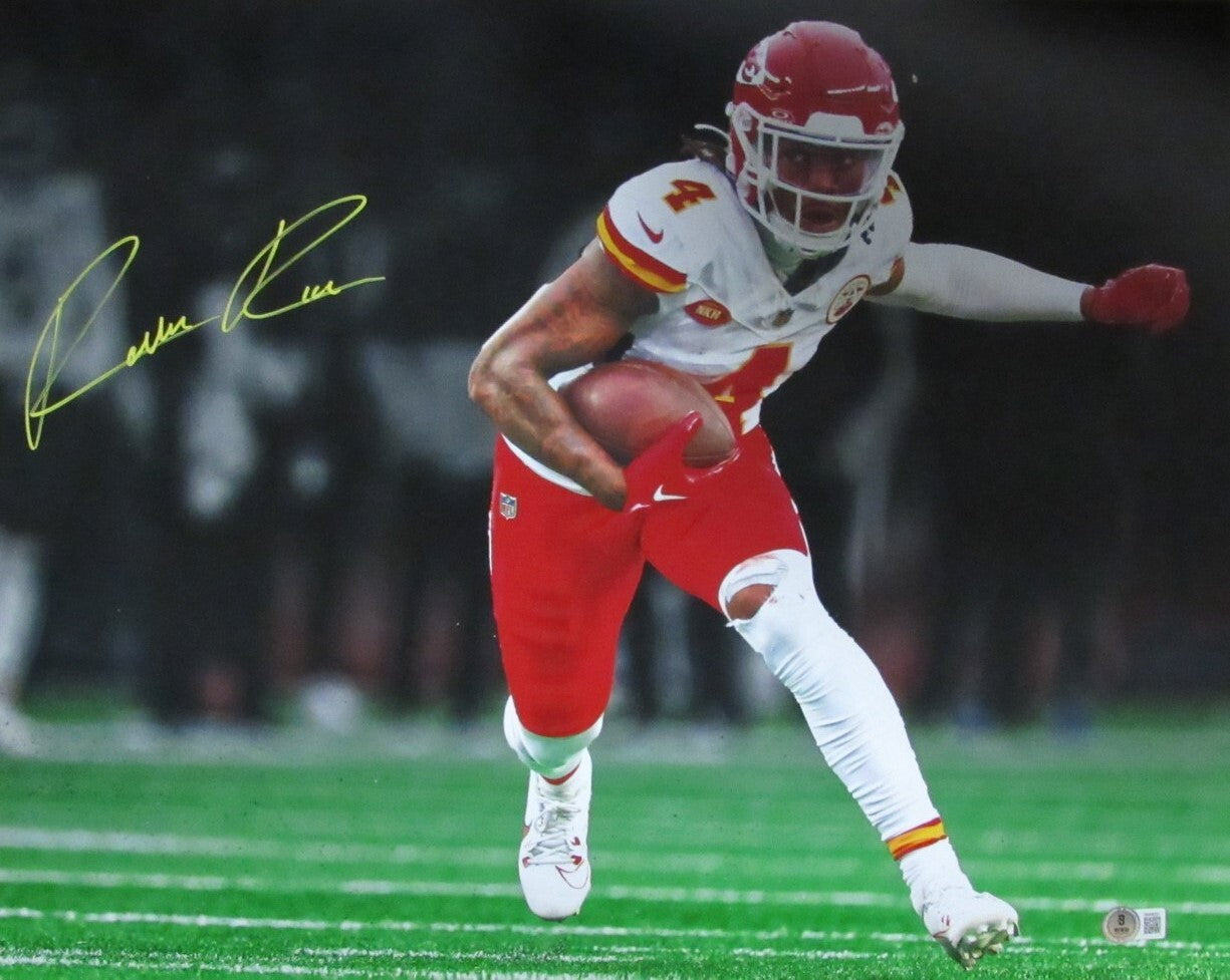 Rashee Rice Autographed 16X20 Photo Kansas City Chiefs Beckett 186100